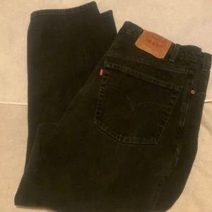 Levi 550 Black Jeans
